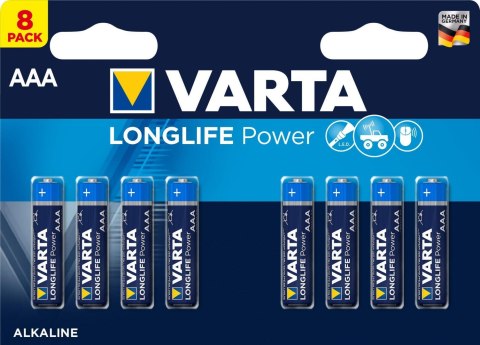 Baterie VARTA LONGLIFE POWER AAA 1.5V 8 szt Baterie VARTA LONGLIFE POWER AAA 1.5V 8 szt