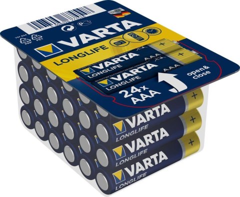 Baterie VARTA Longlife AAA 1.5V 24szt Baterie VARTA Longlife AAA 1.5V 24szt