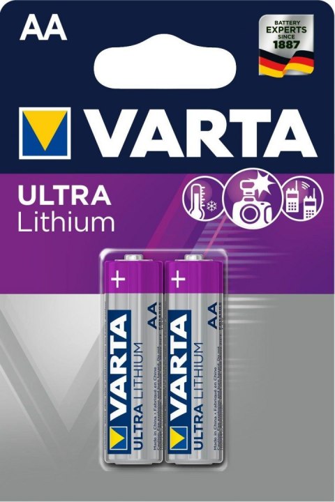 Baterie VARTA Professional Lithium, Mignon AA - 2 szt Baterie VARTA Professional Lithium, Mignon AA - 2 szt
