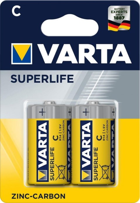 Baterie VARTA Superlife, Baby R14P/C - 2 szt Baterie VARTA Superlife, Baby R14P/C - 2 szt