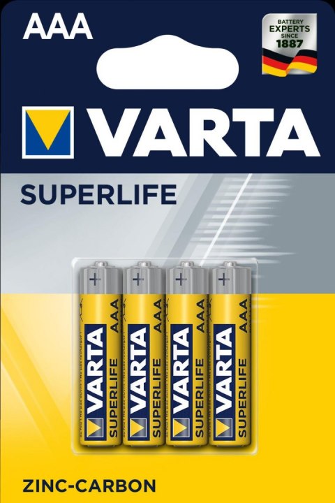 Baterie VARTA Superlife, Micro R3/AAA - 4 szt Baterie VARTA Superlife, Micro R3/AAA - 4 szt