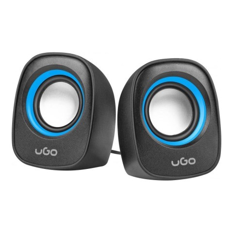 Głośniki UGO Tamu S100 2.0 2x 3W USB niebieskie Głośniki UGO Tamu S100 2.0 2x 3W USB niebieskie