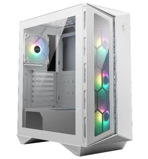 Obudowa MSI MPG GUNGNIR 110R ATX Midi z oknem, bez zasilacza, biała Obudowa MSI MPG GUNGNIR 110R ATX Midi z oknem, bez zasilacza, biała
