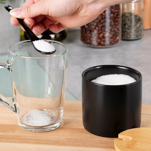 Cukierniczka ceramiczna czarna