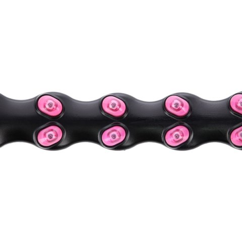 HHP024 PINK-BLACK HULA HOP 1,6KG 110CM HMS