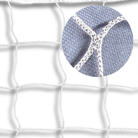 Komplet siatek na bramki do piłki nożnej SENIOR |7,32m x 2,44m| PE 4mm bezwęzłowa - Legend Sport