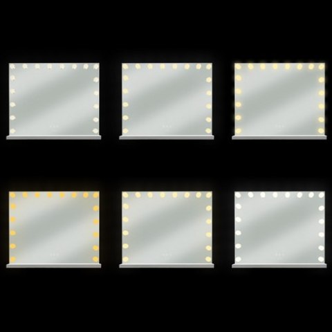 Lusterko kosmetyczne 80x62cm LED Soulima 25808
