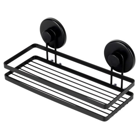 Półka pod Prysznic Ścienna Metalowa Czarna BATHROOM SOLUTIONS 25x10x8,5 cm