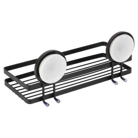 Półka pod Prysznic Ścienna Metalowa Czarna BATHROOM SOLUTIONS 25x10x8,5 cm