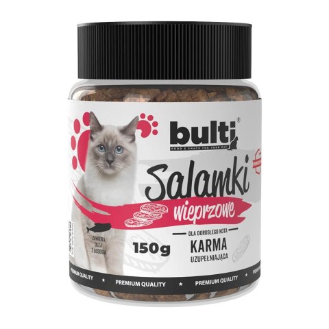 BULTI Salamki wieprzowe przysmak dla kota 150g