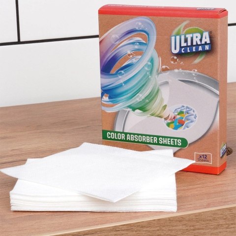 Chusteczki do Prania ULTRA CLEAN 12 szt. Wyłapujące Kolor Ochrona