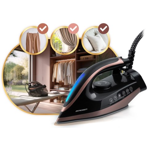 Stacja parowa żelazko generator pary 3000W Berdsen BD-334 ceramiczna powłoka