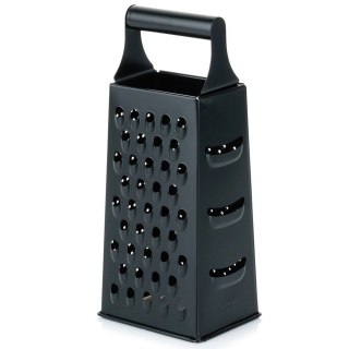 Tarka kuchenna stalowa czarna 4-stronna 25 cm