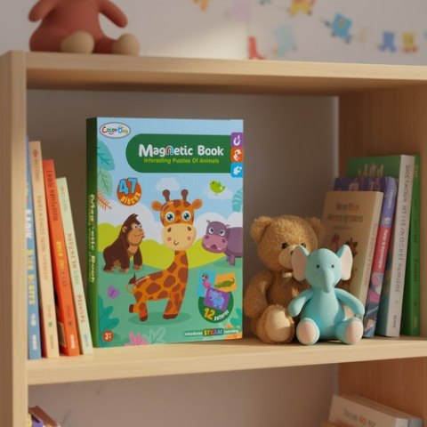 Układanka magnetyczna - zwierzęta