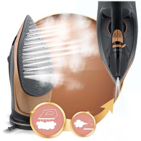 Żelazko bezprzewodowe parowe 2600W Berdsen BD-333 ceramiczna powłoka