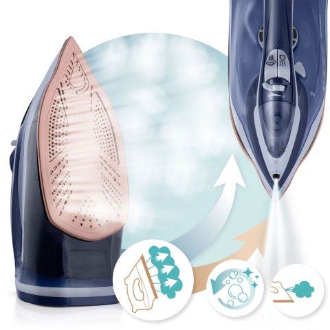 Żelazko parowe 3000W Berdsen BD-330 ceramiczna powłoka praca w pionie