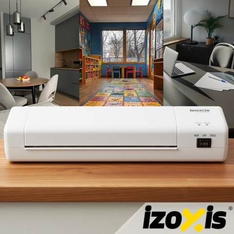 Laminator A4- zestaw 4w1 Izoxis 25417