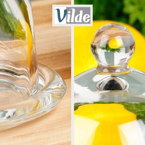 Pojemnik na cytrynę szklany 9,5x9,5 cm