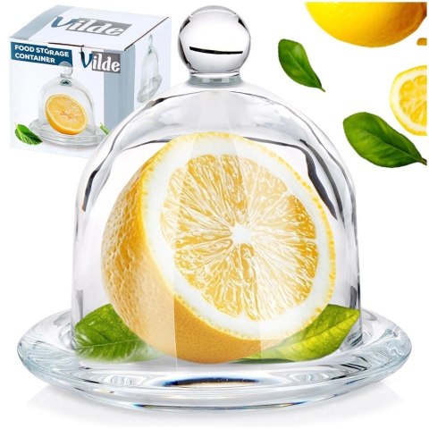 Pojemnik na cytrynę szklany 9,5x9,5 cm