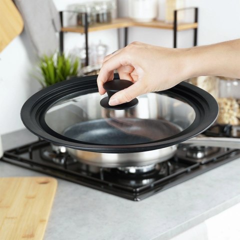 Pokrywka szklana silikonowa uniwersalna 24/26/28 cm