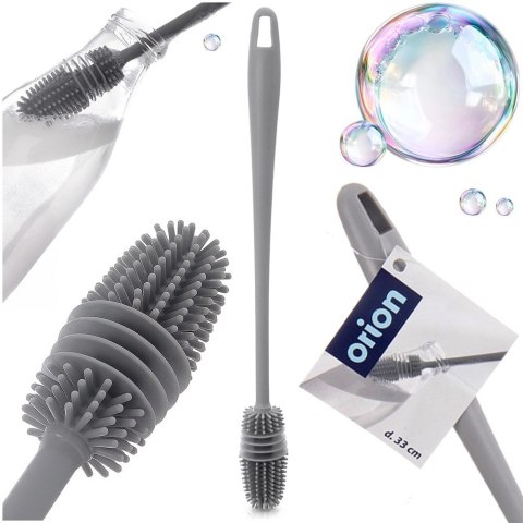 Szczotka do butelek silikonowa 32,5 cm