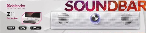GŁOŚNIK DEFENDER SOUNDBAR Z11 6W LED BIAŁY