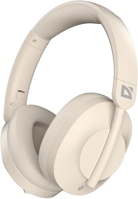 SŁUCHAWKI DEFENDER BLUETOOTH FREEMOTION B485 ANC BEŻOWE