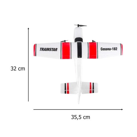 Samolot zdalnie sterowany Cessna 182 szybowiec akrobata 2,4GHz Samolot zdalnie sterowany Cessna 182 szybowiec akrobata 2,4GHz