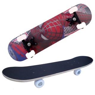 Deskorolka Klasyczna dla Dzieci Drewniana KUBISPORT Spiderman