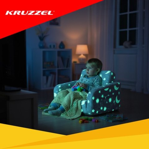 Fotelik dla dzieci rozkładany Kruzzel 26381
