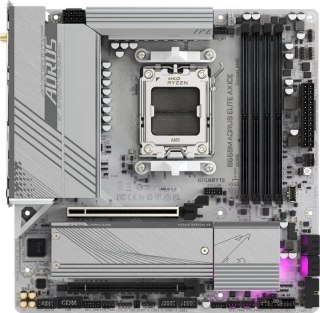Płyta główna GIGABYTE B650M AORUS ELITE AX ICE (Socket AM5 /micro ATX)