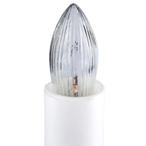 Świecznik adwentowy na 7 świeczek biały 41,5x29 cm