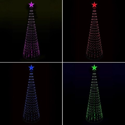 Choinka świecąca 370 LED, 210 cm