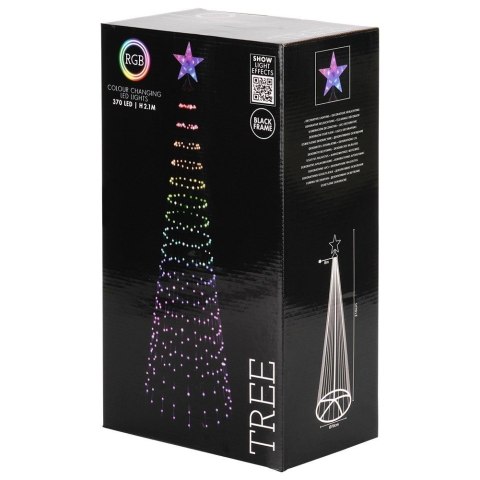 Choinka świecąca 370 LED, 210 cm