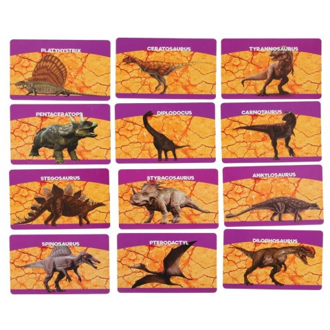 Dinozaury wykopaliska jajo dinozaura figurki zestaw archeologiczny 12 jajek
