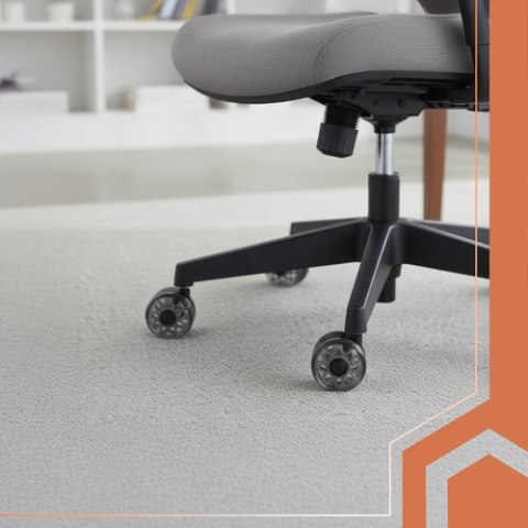 Kółka do fotela obrotowego szare 5szt. Ruhhy 25280