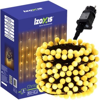 Lampki świąteczne kulki 300LED 30m Izoxis 26264