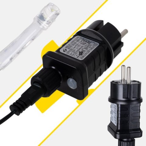 Lampki zew. 300LED 15m ciepły biały Izoxis 26710