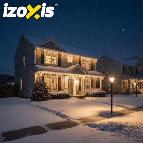 Lampki zew. 300LED 15m ciepły biały Izoxis 26710