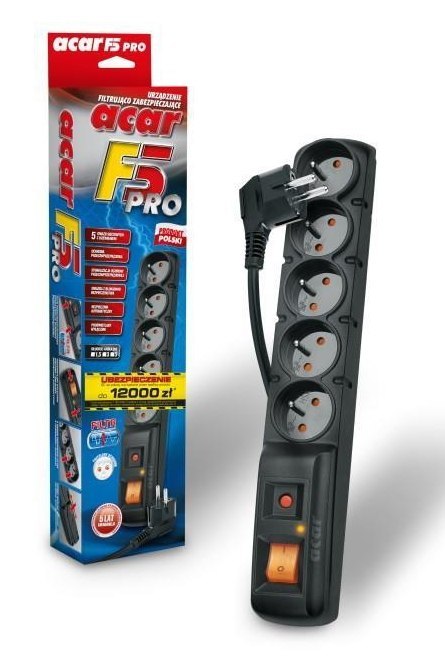 Listwa zasilająca ACAR F5PRO ALP-ACARF5F-----03 Listwa zasilająca ACAR F5PRO ALP-ACARF5F-----03