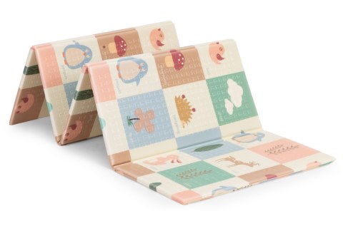 Mata piankowa dla dzieci 200x150 cm edukacyjna dwustronna składana + torba IPLAY