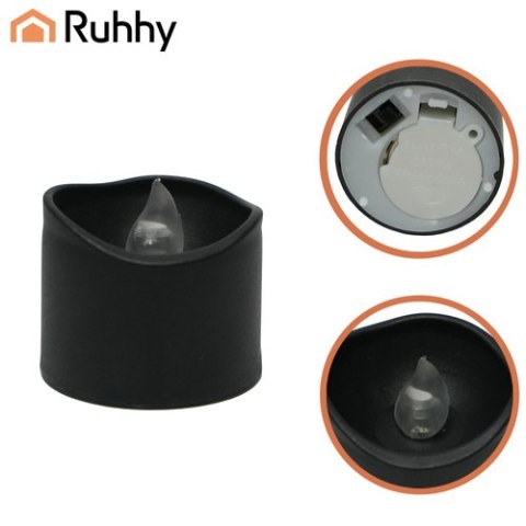 Świece LED 12 sztuk 3,6cm Ruhhy 26128