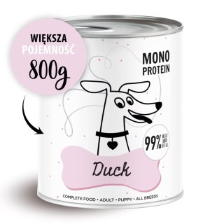 Paka Zwierzaka Pepe Duck 99% kaczka 800g