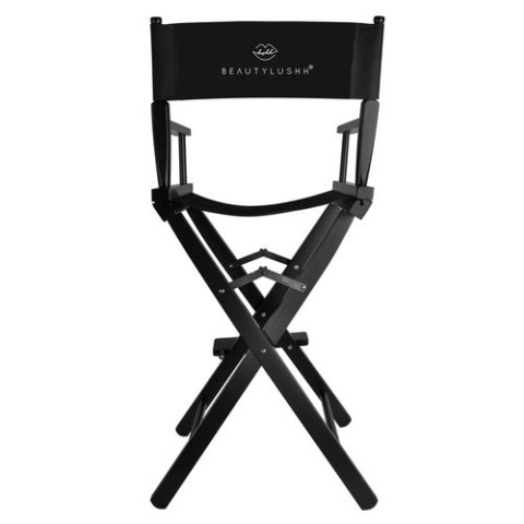 KRZESŁO DO MAKIJAŻU ALUMINIOWE Z ZAGŁÓWKIEM