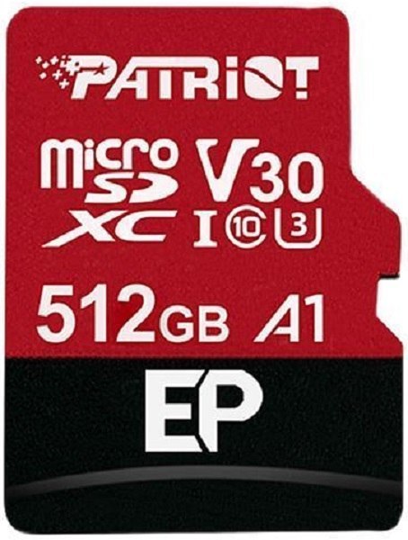 Karta pamięci PATRIOT 512 GB Adapter Karta pamięci PATRIOT 512 GB Adapter