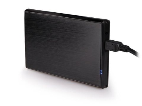 Obudowa na dysk HDD/SSD Natec RHINO USB 2.0 SATA 2,5" Aluminum Black Slim Obudowa na dysk HDD/SSD Natec RHINO USB 2.0 SATA 2,5" Aluminum Black Slim