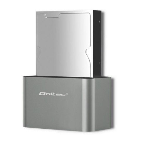 Stacja dokująca Qoltec dysków HDD/SSD | 2.5" / 3.5" SATA | USB 3.0 Stacja dokująca Qoltec dysków HDD/SSD | 2.5" / 3.5" SATA | USB 3.0