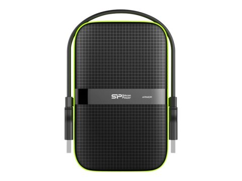 Dysk zewnętrzny HDD SILICON POWER Armor A60 (4TB /Czarno-zielony ) Dysk zewnętrzny HDD SILICON POWER Armor A60 (4TB /Czarno-zielony )
