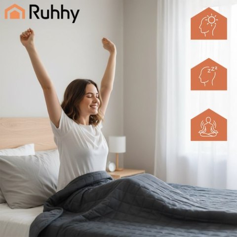 Kołdra obciążeniowa 200x220cm 10kg Ruhhy 24427