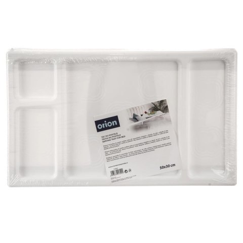 Stolik śniadaniowy biały składany 50x30x21 cm